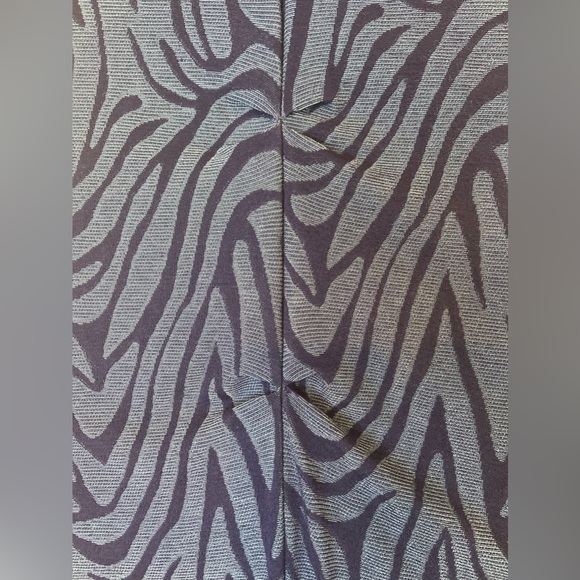 A Pea In The Pod Maternity~Two-Toned Blue Bodycon Midi Dress~Sleeveless~Size L - Picture 6 of 13